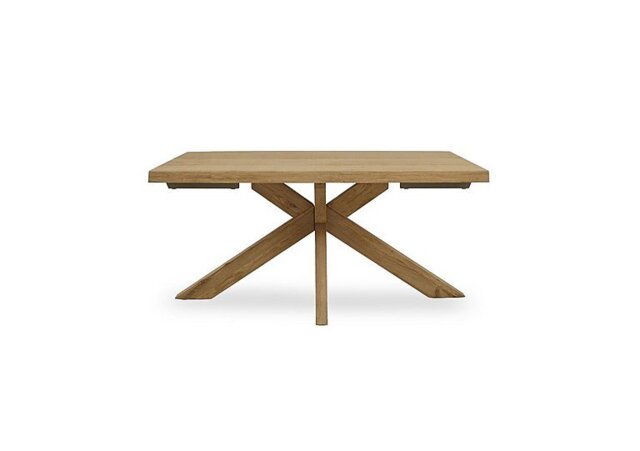 Riga Dining Table with Wooden Star Base - 140-cm