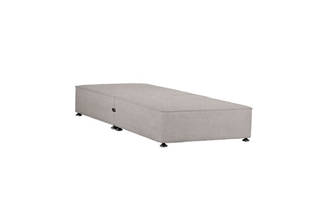 Sleepeezee - Shallow Divan Base - Single - Tweed Stone