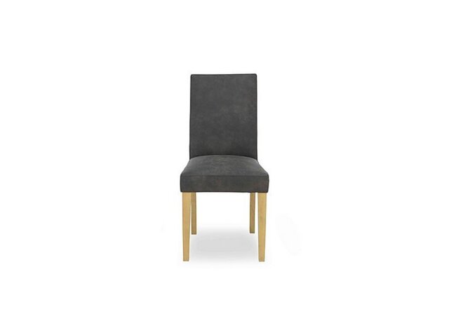 Furnitureland - Augusta Cowboy Upholstered Dining Chair - Grey