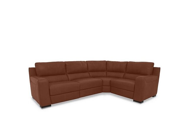 Viali Leather Right Hand Facing Corner Power Recliner Sofa