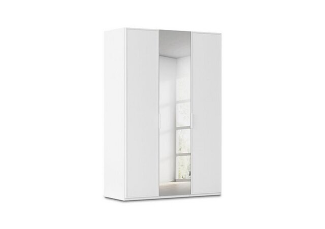 Rauch - Cadre 151cm 3 Door Hinged Wardrobe with 1 Mirror Door - Alpine White