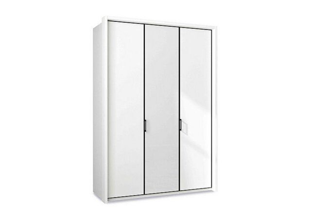 Wiemann - Dallas 157cm 3 Door Hinged Wardrobe with Centre Glass Door