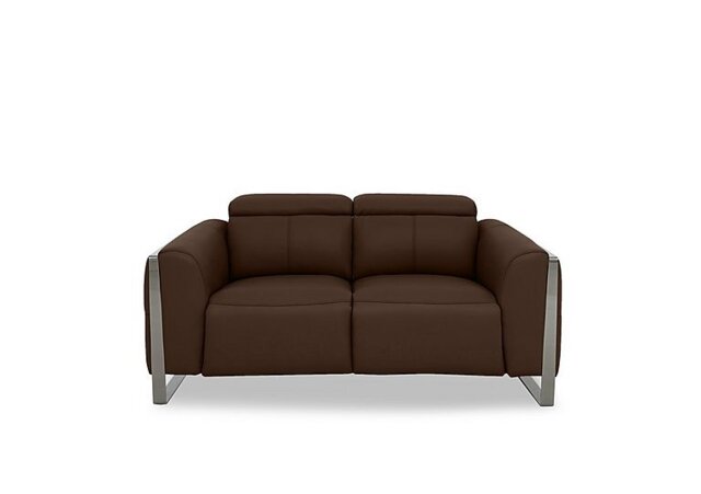 Gisella Leather 2 Seater Sofa - Chocolate