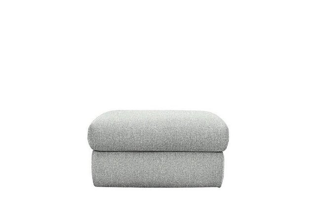 G Plan - Kingsbury Fabric Storage Footstool - Swift Cygnet