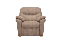 G Plan - Seattle Fabric Armchair with Wooden Feet - Faro Sand