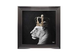 Lion Queen Framed Picture