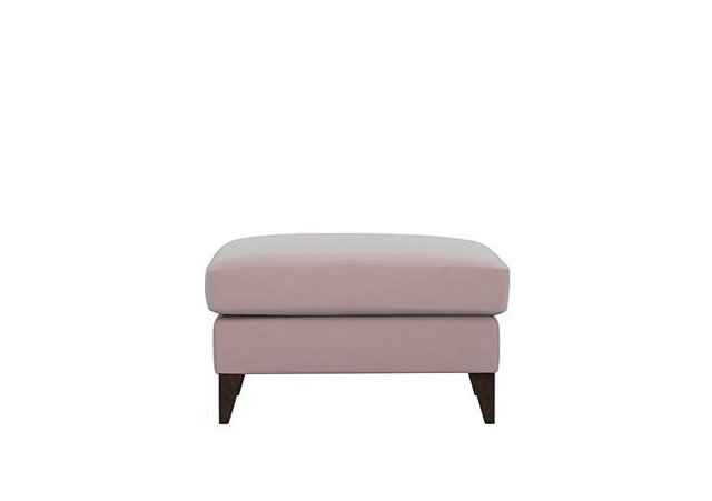The Lounge Co. - Romilly Fabric Footstool - Cotton Candy