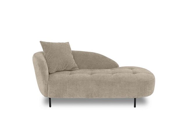 Bridgerton Fabric Chaise Longue - R120 Light Khaki - Sofas and Armchairs - In Time for Christmas