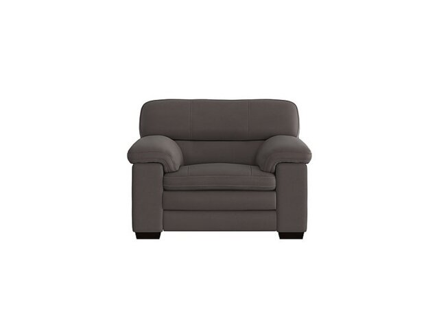 World of Leather - Cozee Fabric Armchair - Dark Grey