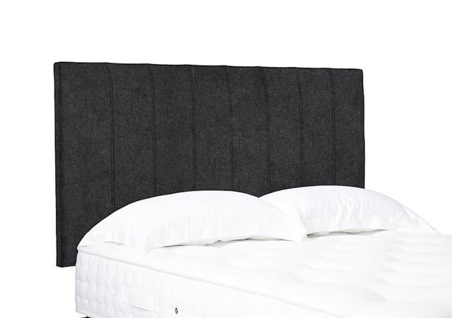 Artisan Collection Axel High Strutted Headboard - Super King - Tweed Charcoal