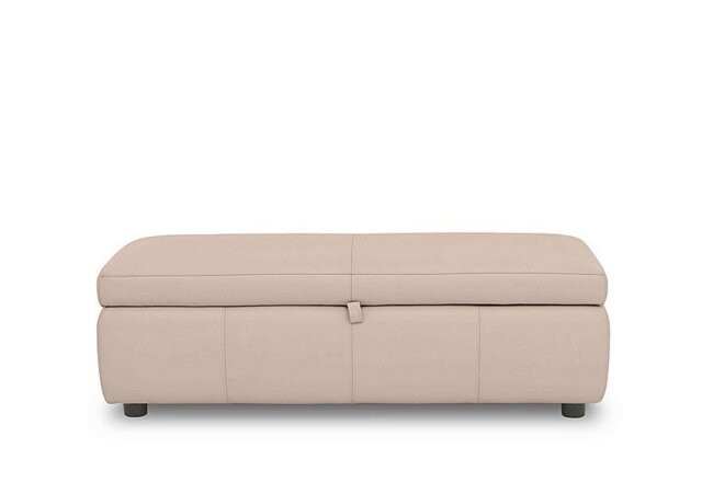World of Leather - Stark 150cm NC Leather Blanket Box - NC Pebble