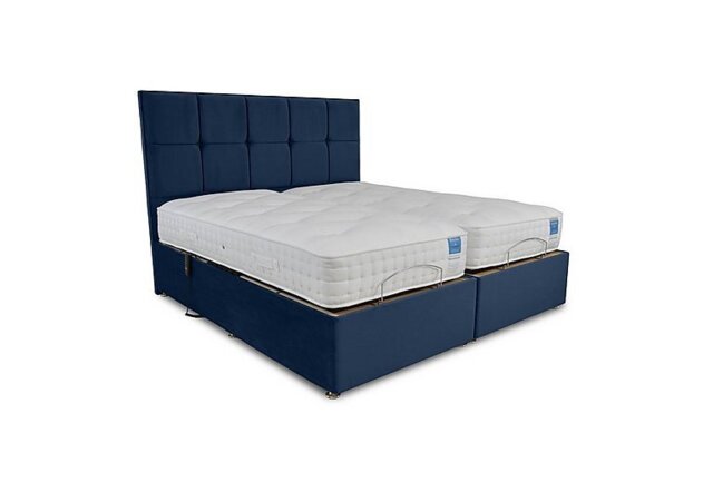 Sleep Story - Natural Comfort Adjustable Divan Set - Super King - Plush Pacific