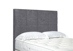 Artisan Collection Titan High Floor Standing Headboard - Single - Aston Steel