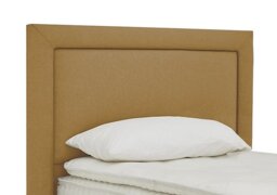 Sleepeezee - Highgrove Floor Standing Headboard - Single - Tweed Mustard
