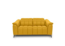 Angelo Leather 2 Seater Sofa - Giallo