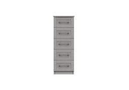London Bedrooms - Fenchurch 5 Drawer Narrow Chest