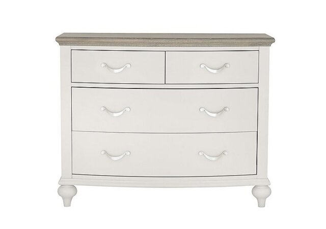 Furnitureland - Annecy 2+2 Drawer Chest - Soft Grey