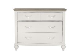 Furnitureland - Annecy 2+2 Drawer Chest - Soft Grey
