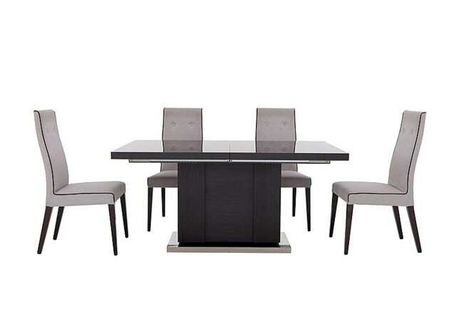ALF - St Moritz Extending Table and 4 Fabric Upholstered Chairs
