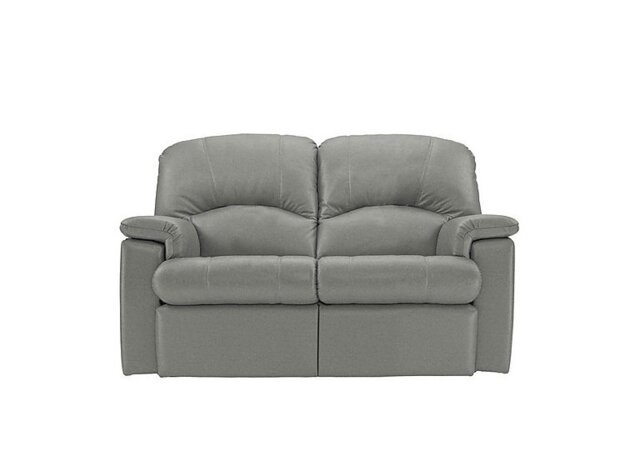 G Plan - Chloe 2 Seater Leather Manual Recliner Sofa - Texas Charcoal