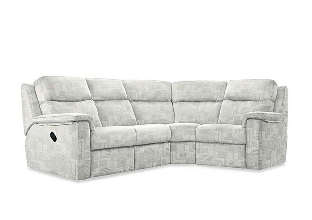 G Plan - Thornbury Fabric Manual Recliner Left Hand Facing Corner Sofa - Lydia Blush