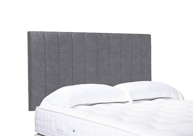Artisan Collection Elyse High Strutted Headboard - Single - Aston Steel