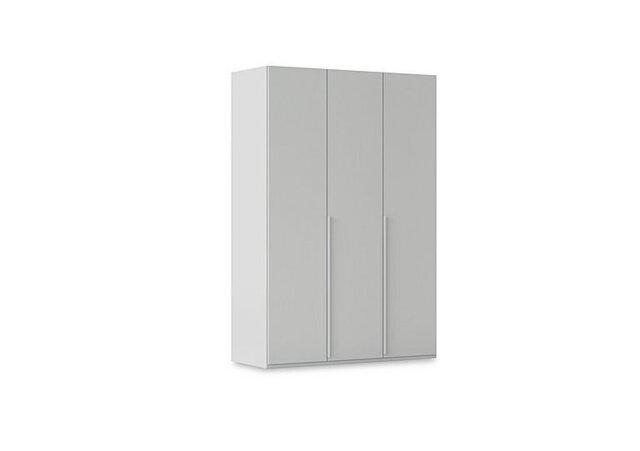 Rauch - Haven 151cm 3 Door Hinged Wardrobe with Décor Doors - Silk Grey/Silk Grey Front