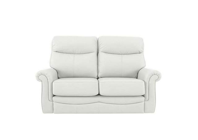 G Plan - Avon 2 Seater Leather Sofa - No Recliner - Oxford Chalk