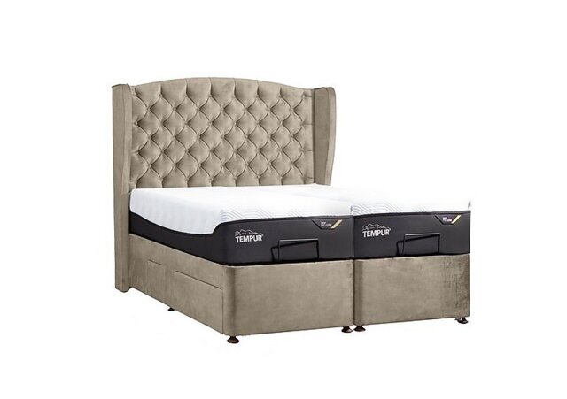 TEMPUR - Suffolk Adjustable Disc Divan Base - King Size
