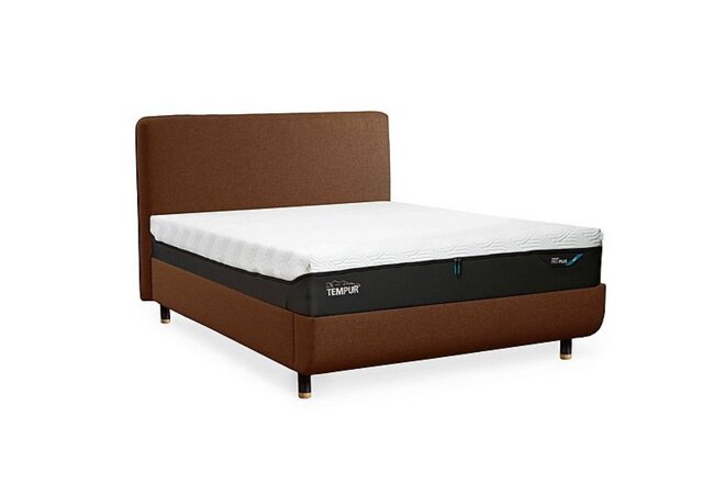 TEMPUR - Arc Disc Bed Frame with Form Headboard - King Size - Black & Gold