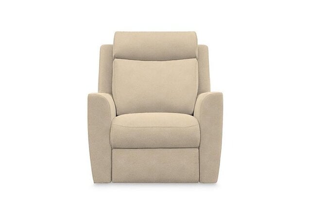 G Plan - Wren Fabric Power Recliner Chair with Power Headrest and Power Lumbar - Stingray Linen