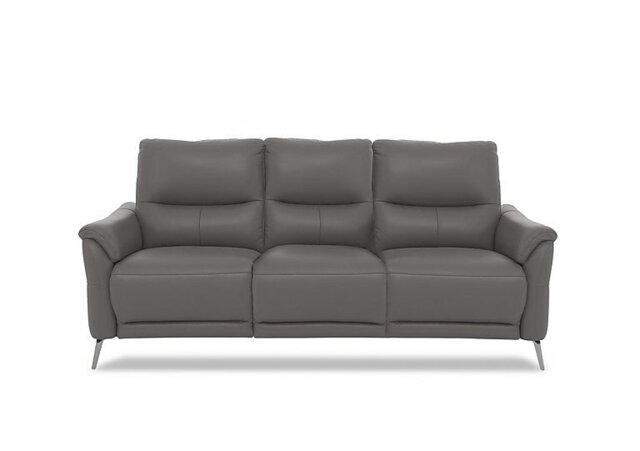 Daytona 3 Seater Leather Sofa - Elephant - Sofas and Armchairs - In Time for Christmas