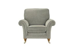 Parker Knoll - Burghley Fabric Armchair - Dobby Seaspray