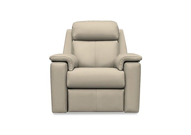 G Plan - Thornbury Leather Chair - Oxford Mushroom