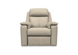 G Plan - Thornbury Leather Chair - Oxford Mushroom