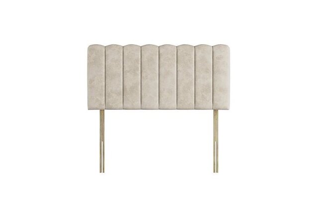 Sealy - Shard Strutted Headboard - Double - Velvet Dove