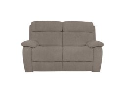 Moreno 2 Seater Fabric Power Recliner Sofa with Power Headrests - Silver
