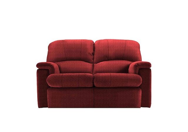 G Plan - Chloe 2 Seater Fabric Manual Recliner Sofa - Destiny Ruby