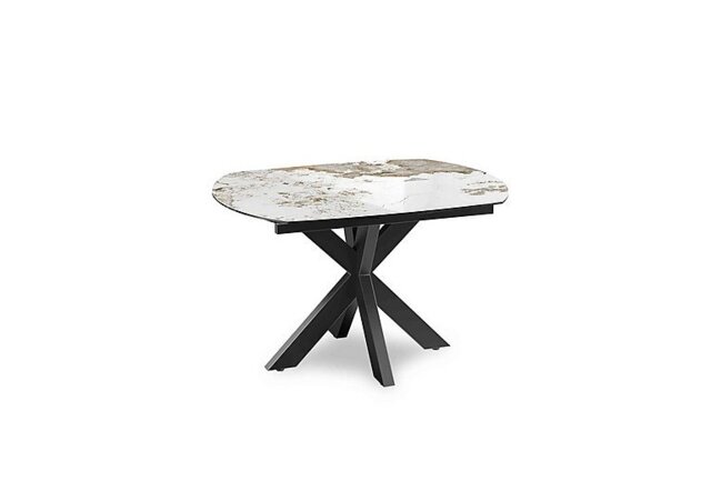 Raul Swivel Extending Dining Table - 120-cm