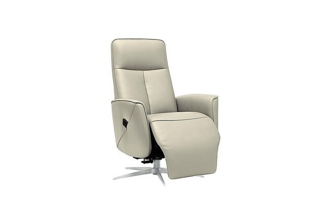 G Plan - Maribo Leather Lift and Rise Power Recliner Chair with Power Headrest and Chrome Base