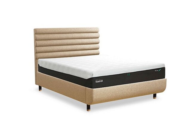 TEMPUR - Arc Disc Bed Frame with Vectra Headboard - Super King