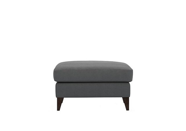 The Lounge Co. - Romilly Fabric Footstool - Slate Shadow