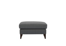 The Lounge Co. - Romilly Fabric Footstool - Slate Shadow