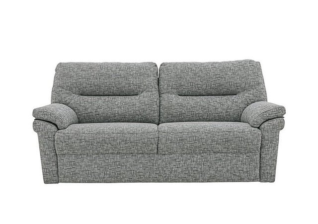 G Plan - Seattle 3 Seater Fabric Sofa - No Recliner - Remco Light Grey