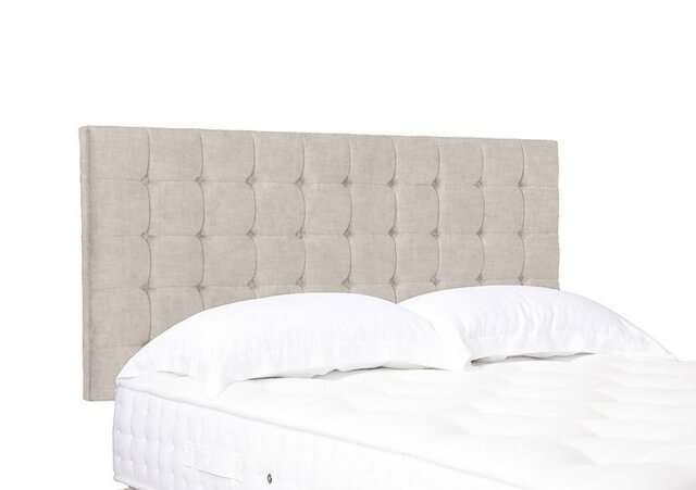Artisan Collection Dot Standard Strutted Headboard - Super King - Lace Ivory