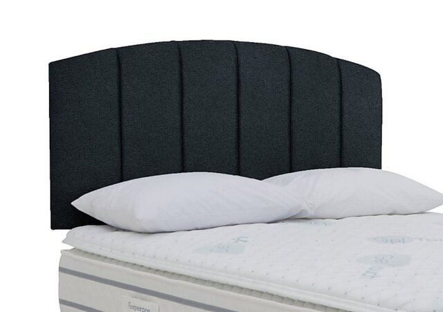 Sleepeezee - Banff Strutted Headboard - King Size - Weave Noir