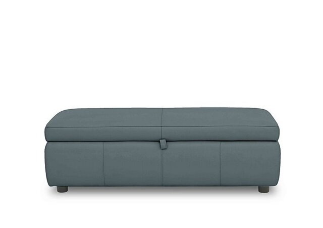 World of Leather - Stark 150cm NC Leather Blanket Box - NC Lake Green - Bedroom Furniture - In Time for Christmas