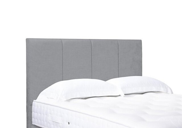 Artisan Collection Linear Standard Floor Standing Headboard - Single - Aston Silver