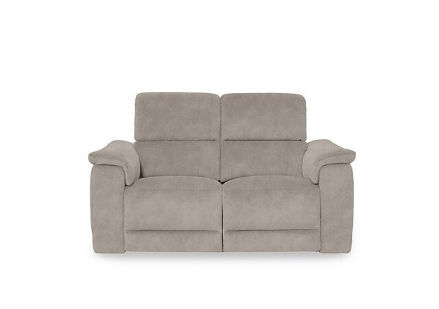 Genius Fabric 2 Seater Power Recliner Sofa with Power Headrests - Dexter Ivory