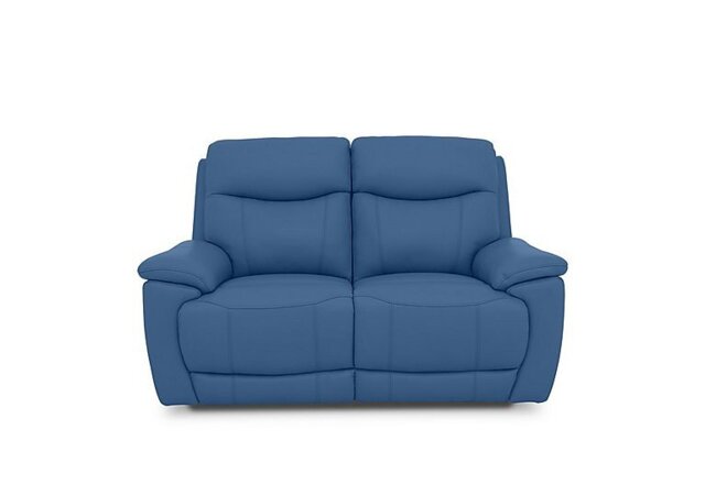 Sloane Leather 2 Seater Power Recliner Sofa with Power Headrests - Aegean